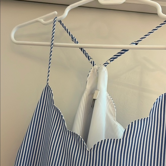 J.Crew Factory Size 6 Blue and White Striped Cami Top - Picture 11 of 17